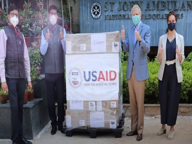 United States hands over second shipment of 100 ventilators to India